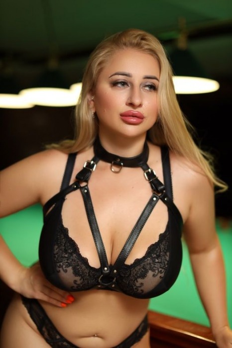 Черная кожаная сбруя с ошейником plus size из нежной кожи - БДСМ Арсенал - купить с доставкой в Прокопьевске