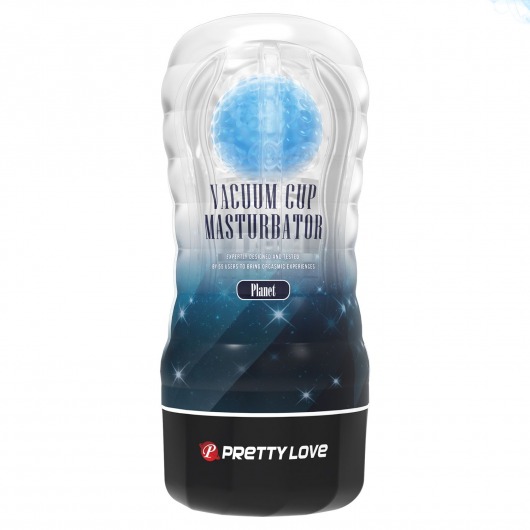 Прозрачный текстурированный мастурбатор Vacuum Cup Masturbator Planet - Baile - в Прокопьевске купить с доставкой