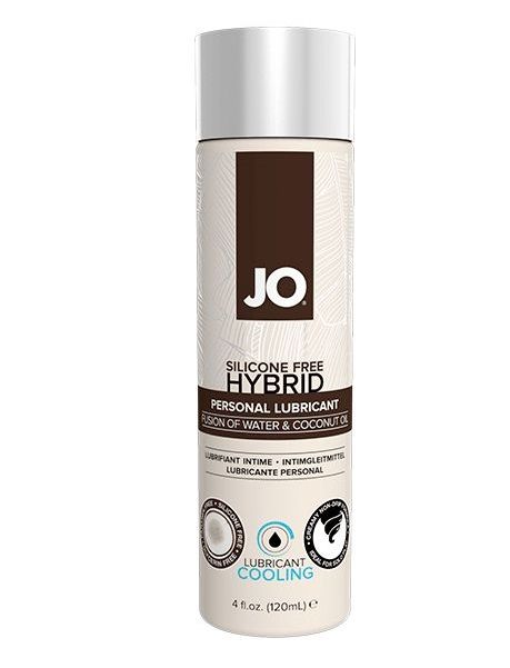 Водно-масляный лубрикант с охлаждающим эффектом JO Silicon free Hybrid Lubricant COOLING - 120 мл. - System JO - купить с доставкой в Прокопьевске