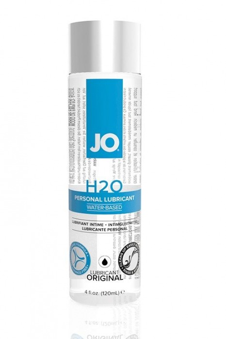 Нейтральный лубрикант на водной основе JO Personal Lubricant H2O - 120 мл. - System JO - купить с доставкой в Прокопьевске