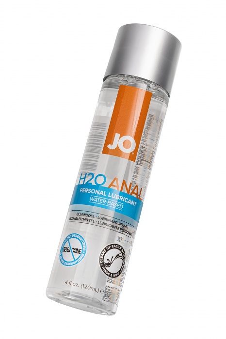 Анальный лубрикант на водной основе JO Anal H2O - 120 мл. - System JO - купить с доставкой в Прокопьевске