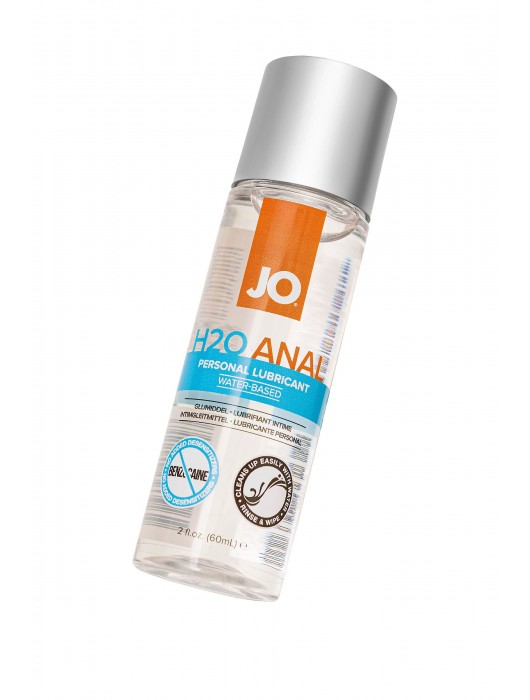 Анальный лубрикант на водной основе JO Anal H2O - 60 мл. - System JO - купить с доставкой в Прокопьевске