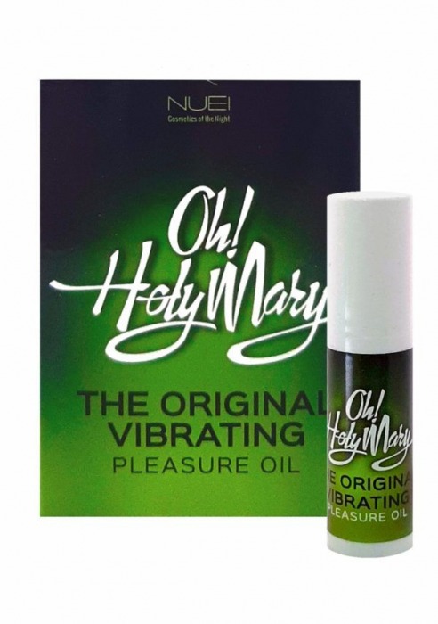 Масло унисекс с эффектом вибрации Oh! Holy Mary - 6 мл. - Nuei cosmetics - купить с доставкой в Прокопьевске