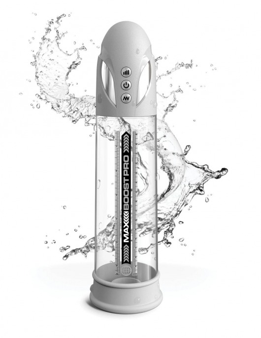Белая вакуумная автоматическая помпа Max Boost Pro Flow - Pipedream - в Прокопьевске купить с доставкой