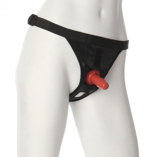 Трусики со штырьком для фиксации насадок Ultra Harness with Plug - Doc Johnson - купить с доставкой в Прокопьевске