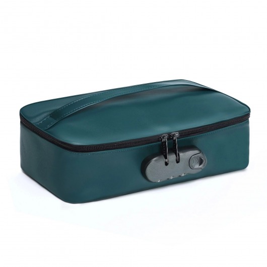 Зеленая сумочка для хранения игрушек Discreet Box - Dorcel - купить с доставкой в Прокопьевске