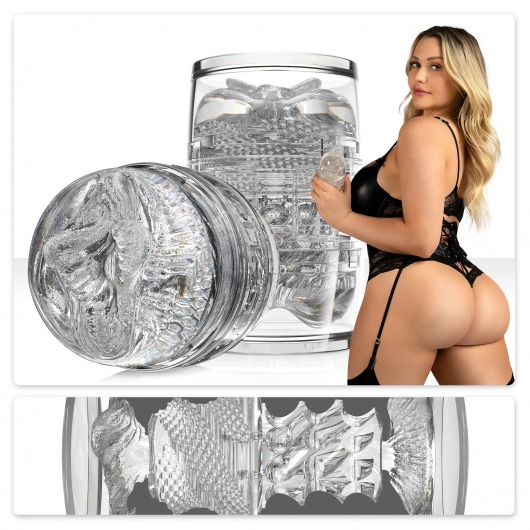 Прозрачный двусторонний мастурбатор Fleshlight Quickshot Mia Malkova - Fleshlight - в Прокопьевске купить с доставкой