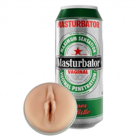 Мастурбатор-вагина Heineken Vagina II - Adrien Lastic - в Прокопьевске купить с доставкой