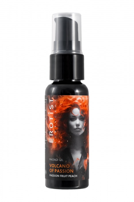 Гель с эффектом вибрации Volcano Of Passion со вкусом персика и маракуйи - 25 мл. - Erotist Lubricants - купить с доставкой в Прокопьевске