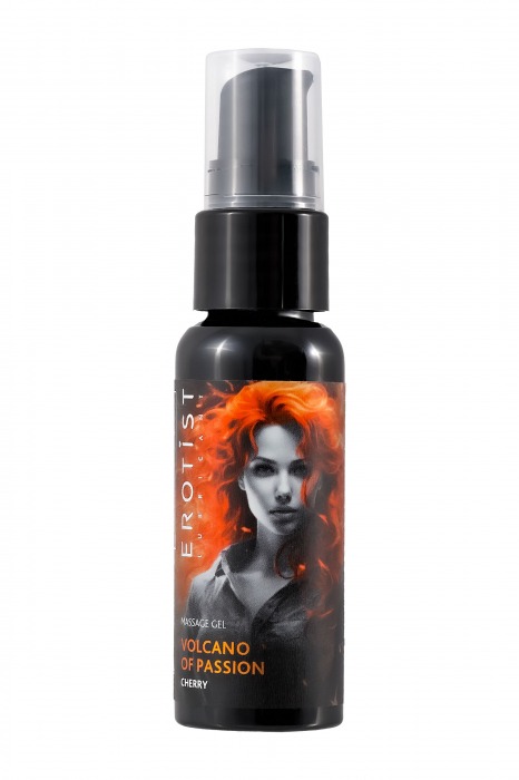 Гель с эффектом вибрации Volcano Of Passion со вкусом вишни - 25 мл. - Erotist Lubricants - купить с доставкой в Прокопьевске