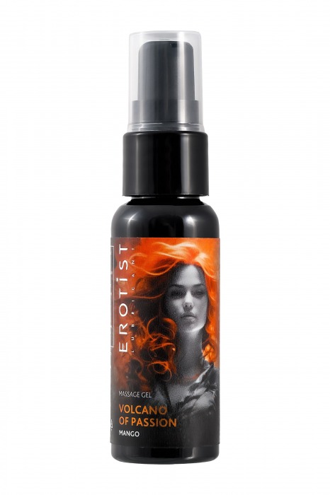 Гель с эффектом вибрации Volcano Of Passion со вкусом манго - 25 мл. - Erotist Lubricants - купить с доставкой в Прокопьевске
