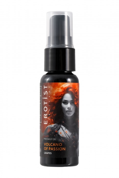 Гель с эффектом вибрации Volcano Of Passion со вкусом винограда - 25 мл. - Erotist Lubricants - купить с доставкой в Прокопьевске