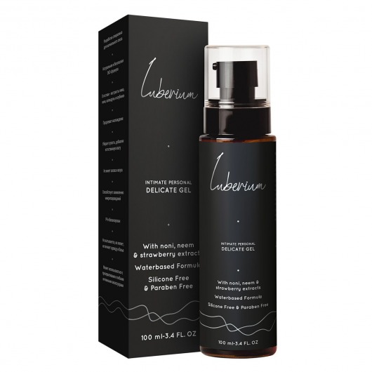 Интимный гель с экстрактами нони, нима и клубники Luberium Delicate Waterbased - 100 мл. - Luberium - купить с доставкой в Прокопьевске