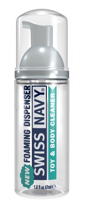 Очищающая пенка для игрушек и тела Toy   Body Cleaner Foamer - 47 мл. - Swiss navy - купить с доставкой в Прокопьевске