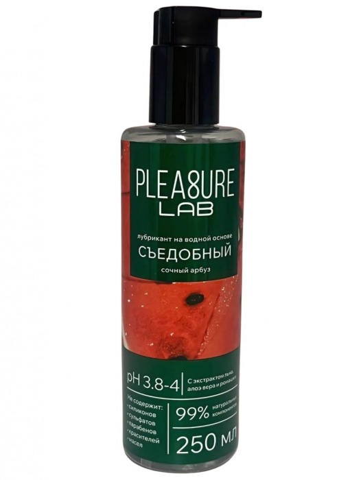 Лубрикант на водной основе Pleasure Lab с ароматом арбуза - 250 мл. - Pleasure Lab - купить с доставкой в Прокопьевске