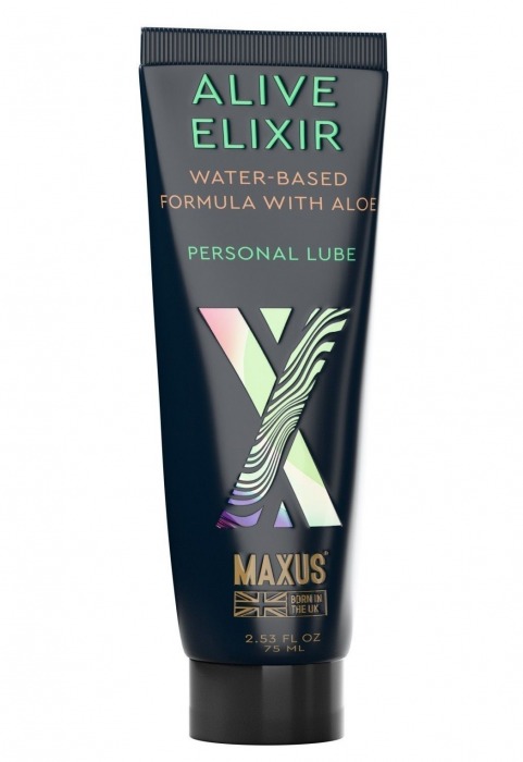 Интимный гель на водной основе MAXUS Alive Elixir - 75 мл. - Maxus - купить с доставкой в Прокопьевске
