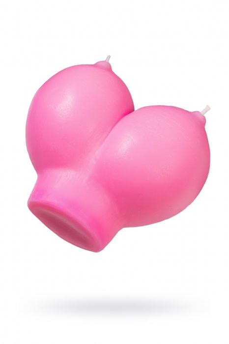 Розовая свеча «Сиськи» - 150 гр. - Pecado - купить с доставкой в Прокопьевске