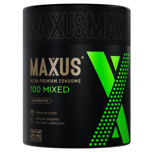 Презервативы MAXUS Mixed - 100 шт. - Maxus - купить с доставкой в Прокопьевске
