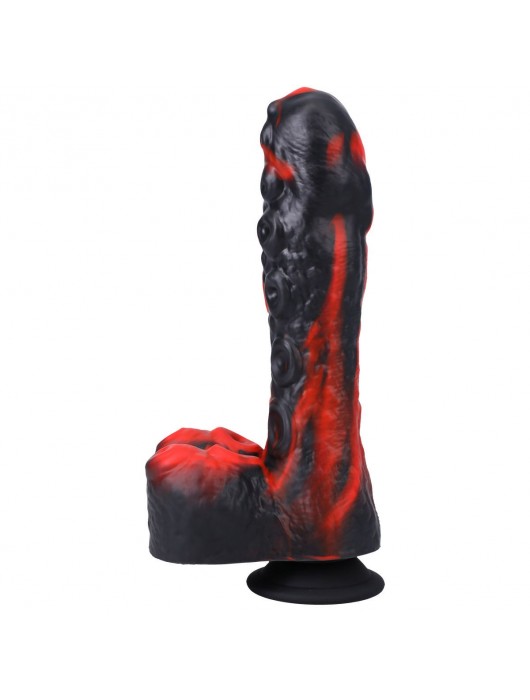 Черно-красная мини-машина на присоске Tendril Thruster - 21,6 см. - Doc Johnson - купить с доставкой в Прокопьевске