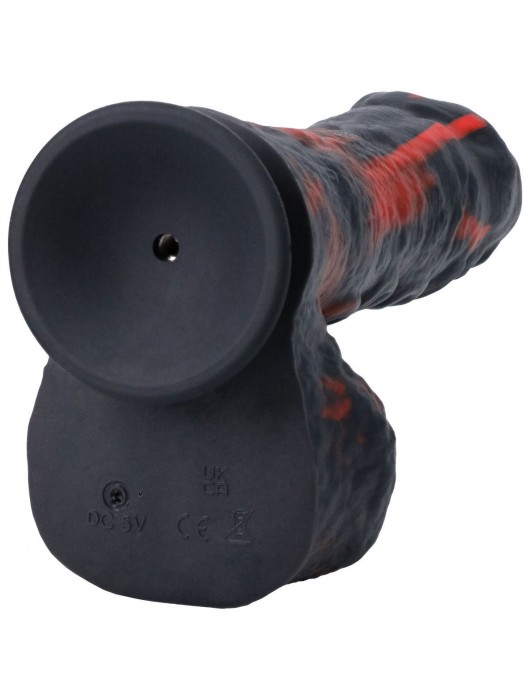 Черно-красная мини-машина на присоске Tendril Thruster - 21,6 см. - Doc Johnson - купить с доставкой в Прокопьевске