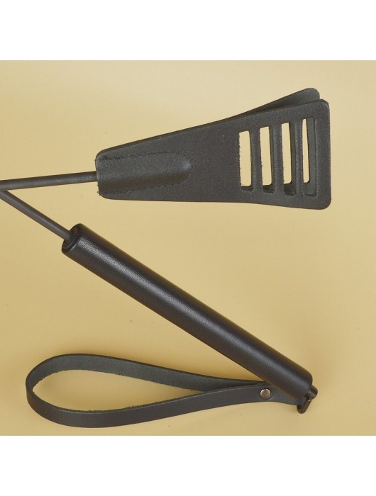 Черный кожаный стек «Сириус» - 60 см. - Sitabella - купить с доставкой в Прокопьевске