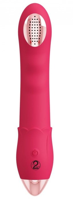 Малиновая насадка на душ с вибрацией Showers to orgasm - 20,1 см. - Orion - купить с доставкой в Прокопьевске