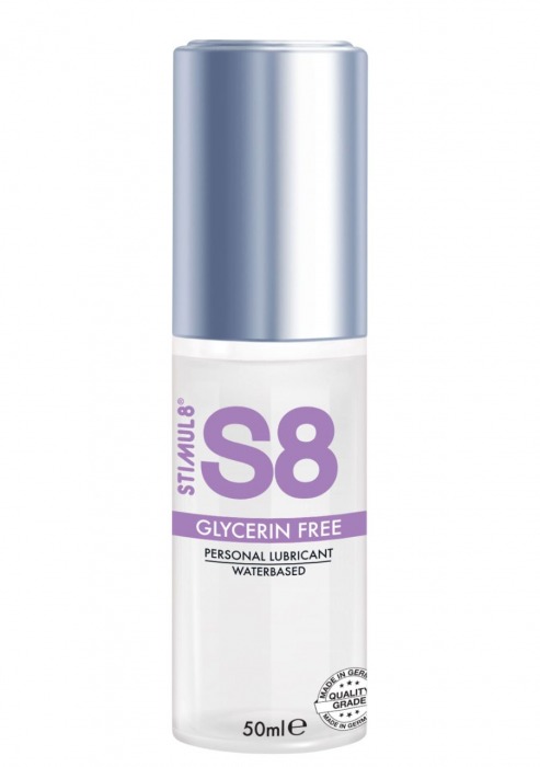 Лубрикант на водной основе S8 Glycerin Free без глицерина - 50 мл. - Stimul8 - купить с доставкой в Прокопьевске