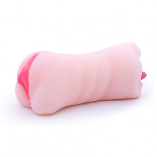 Телесный двусторонний мастурбатор - вагина и ротик - Boys of Toys - в Прокопьевске купить с доставкой Телесный двусторонний мастурбатор - вагина и ротик - Boys of Toys - в Прокопьевске купить с доставкой