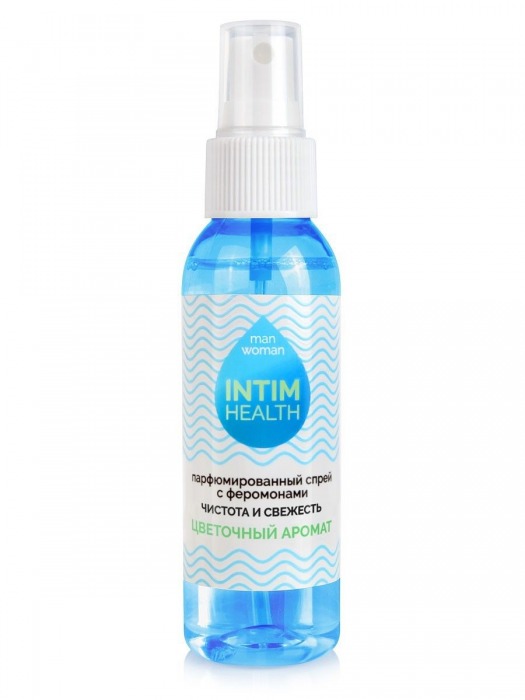 Парфюмированный спрей Intim Health для нижнего белья и тела с цветочным ароматом - 95 мл. -  - Магазин феромонов в Прокопьевске