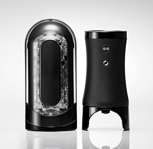 Набор Tenga Flip Zero Electronic Vibrotation: мастурбатор с вибрацией и устройство вращения - Tenga - в Прокопьевске купить с доставкой