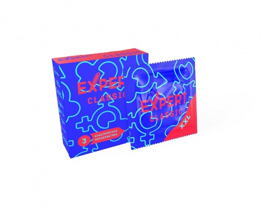 Презервативы увеличенного размера Expert Classic XXL - 3 шт. - Expert - купить с доставкой в Прокопьевске
