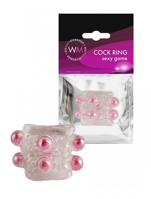 Прозрачная насадка на пенис с цветными шариками - Erowoman-Eroman - в Прокопьевске купить с доставкой