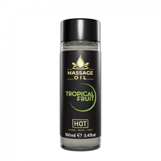 Массажное масло c ароматом тропических фруктов Massage Oil - 100 мл. - HOT - купить с доставкой в Прокопьевске