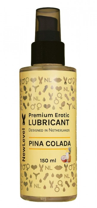 Ароматизированный лубрикант на водной основе NewLevel Pina Colada - 150 мл. - NewLevel - купить с доставкой в Прокопьевске