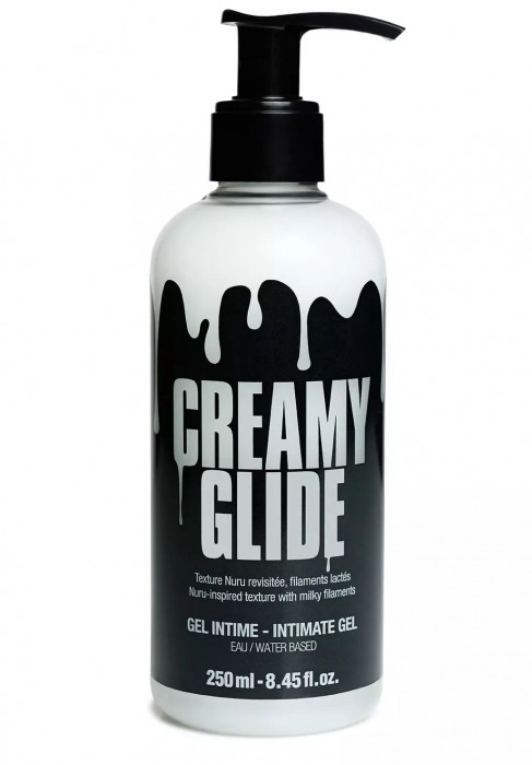 Лубрикант на водной основе Creamy Glide с консистенцией спермы - 250 мл. - Strap-on-me - купить с доставкой в Прокопьевске