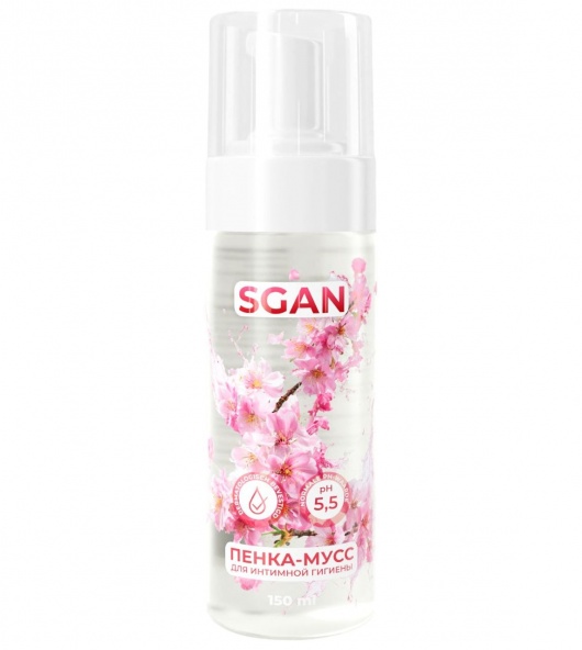 Пенка-мусс для интимной гигиены SGAN с пребиотиками - 150 мл. - SGAN - купить с доставкой в Прокопьевске