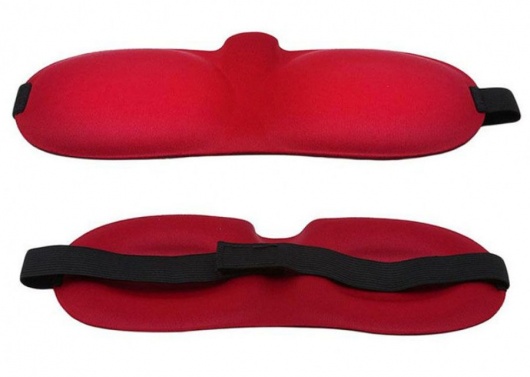 Красная глухая маска на резинке - Sitabella - купить с доставкой в Прокопьевске