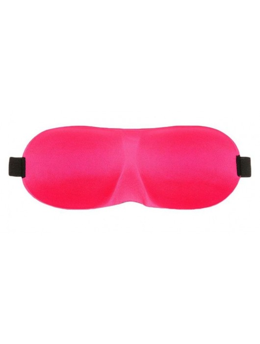 Розовая глухая маска на резинке - Sitabella - купить с доставкой в Прокопьевске