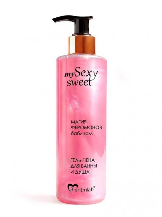 Гель-пена для ванны и душа Sexy Sweet с феромонами и ароматом бабл-гам - 200 мл. -  - Магазин феромонов в Прокопьевске