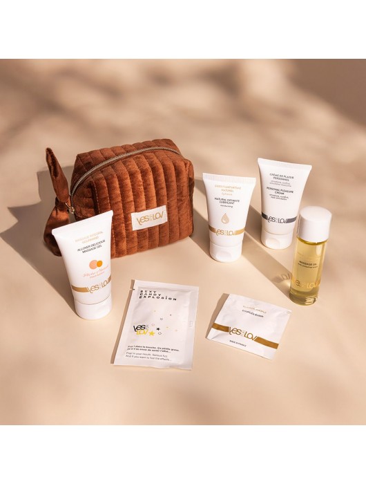 Набор YESforLOV La Trousse Enchantée в коричневой косметичке - YESforLOV - купить с доставкой в Прокопьевске