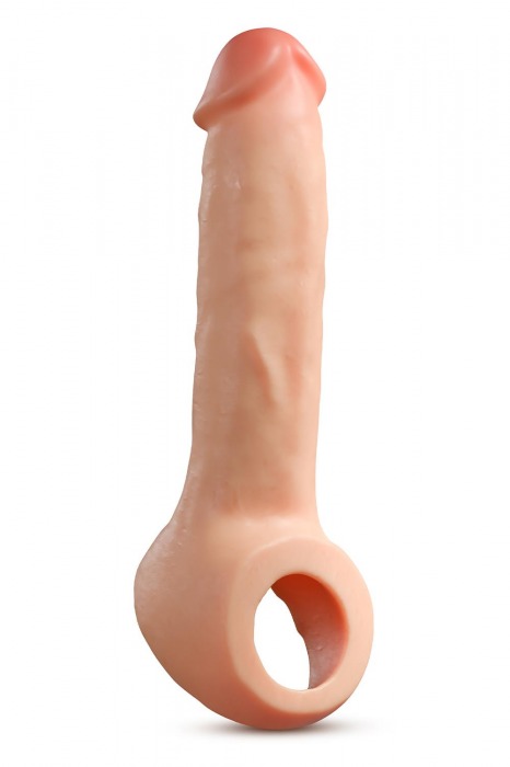 Телесная насадка-удлинитель Thrive 8.75 Inch Realistic Penis Extender Sleeve - 22,2 см. - Blush Novelties - в Прокопьевске купить с доставкой