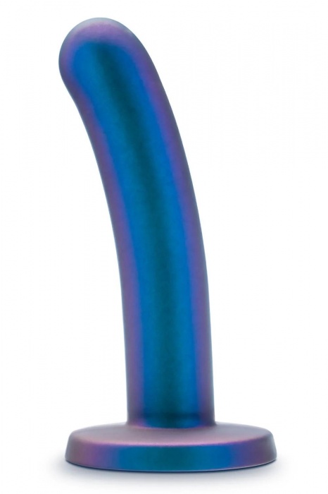 Синяя насадка с гладкой поверхностью Surrender 5.75 Inch Intermediate Pegging Dildo - 14,6 см. - Blush Novelties - купить с доставкой в Прокопьевске