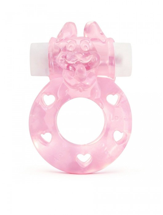 Розовое эрекционное виброкольцо в форме зайчика - 1137 - в Прокопьевске купить с доставкой