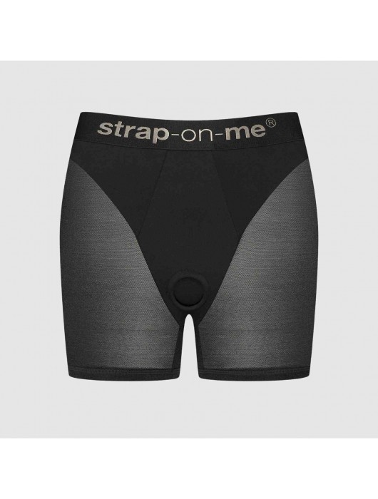 Трусики-шорты для фиксации насадок Strap-on-me Harness Lingerie Halo - size S - Strap-on-me - купить с доставкой в Прокопьевске