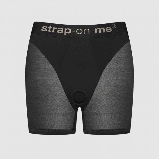 Трусики-шорты для фиксации насадок Strap-on-me Harness Lingerie Halo - size XL - Strap-on-me - купить с доставкой в Прокопьевске