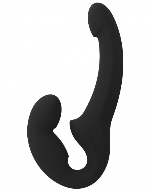 Черный безремневой страпон Share Lite - Fun Factory - купить с доставкой в Прокопьевске