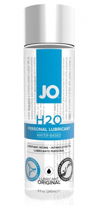 Нейтральный лубрикант на водной основе JO Personal Lubricant H2O - 240 мл. - System JO - купить с доставкой в Прокопьевске