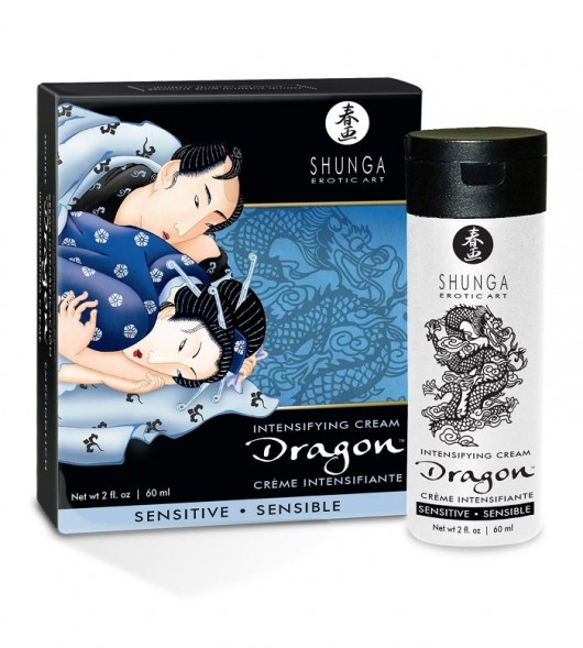 Интимный мужской крем SHUNGA DRAGON SENSITIVE - 60 мл. - Shunga - купить с доставкой в Прокопьевске