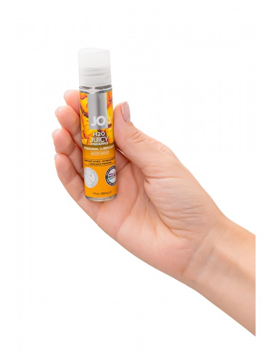 Смазка с ароматом ананаса JO Flavored Juicy Pineapple - 30 мл. - System JO - купить с доставкой в Прокопьевске