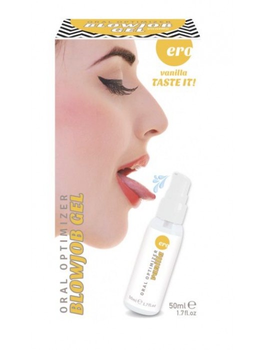 Увлажняющий гель для орального секса с ароматом ванили - 50 мл. - Ero - купить с доставкой в Прокопьевске